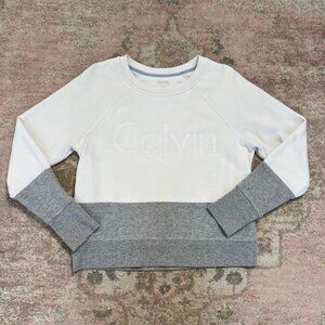 Calvin Klein Performance Colorblock Fleece Sweatshirt Top Women's Size S